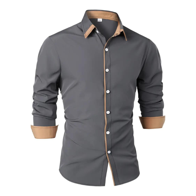 Isidore - Chemisier de printemps décontracté pour homme