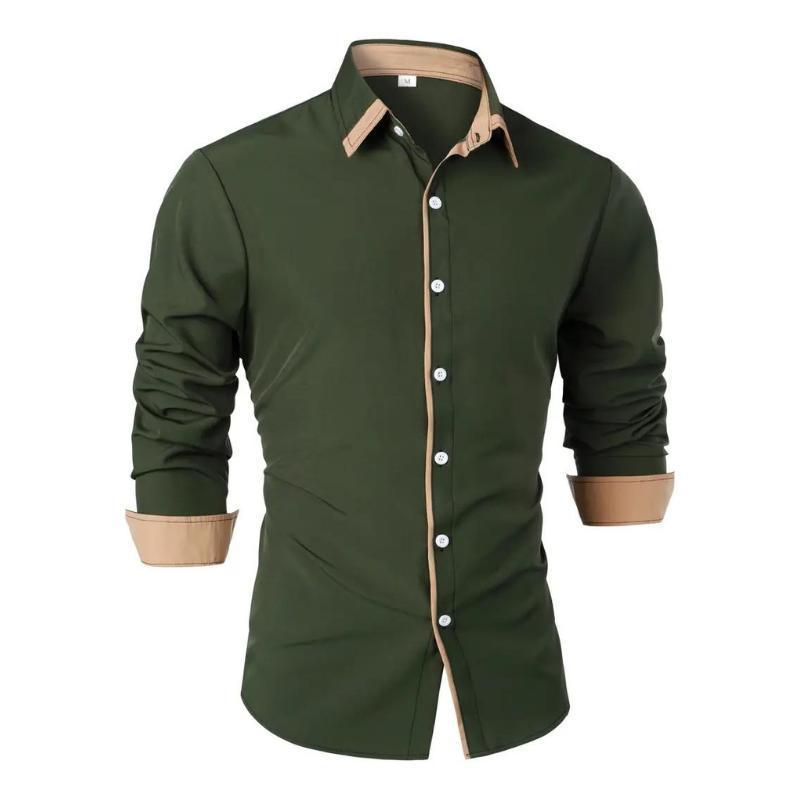 Isidore - Chemisier de printemps décontracté pour homme