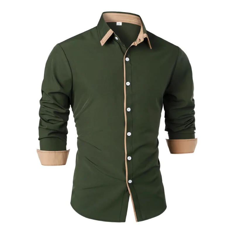 Isidore - Chemisier de printemps décontracté pour homme