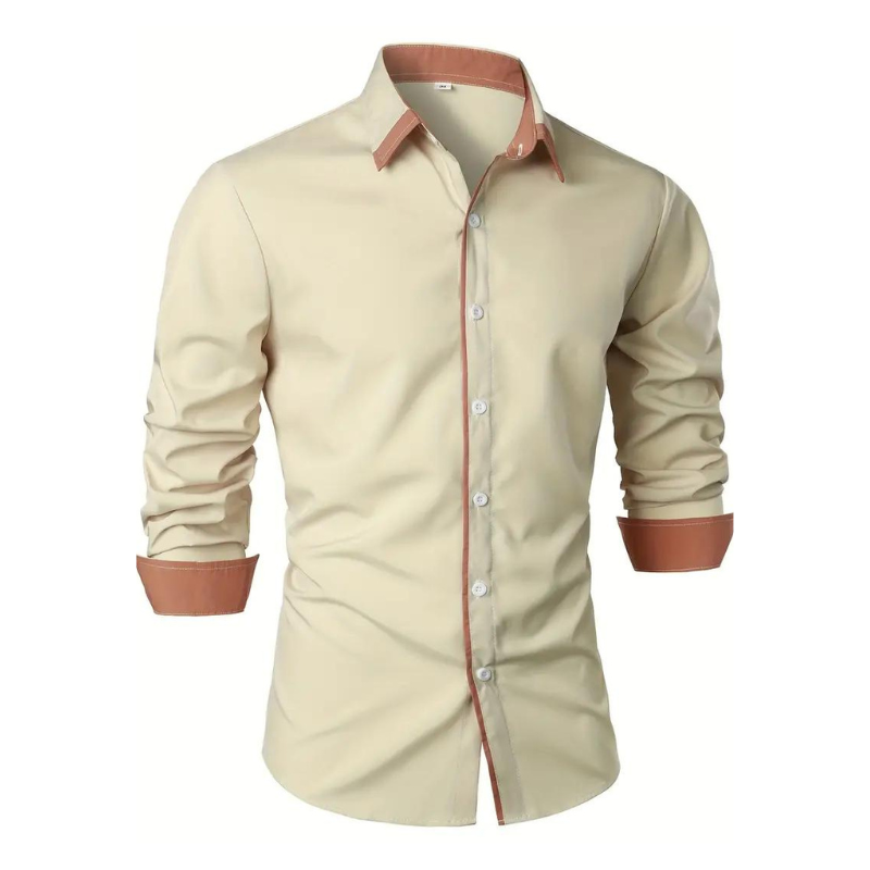 Isidore - Chemisier de printemps décontracté pour homme