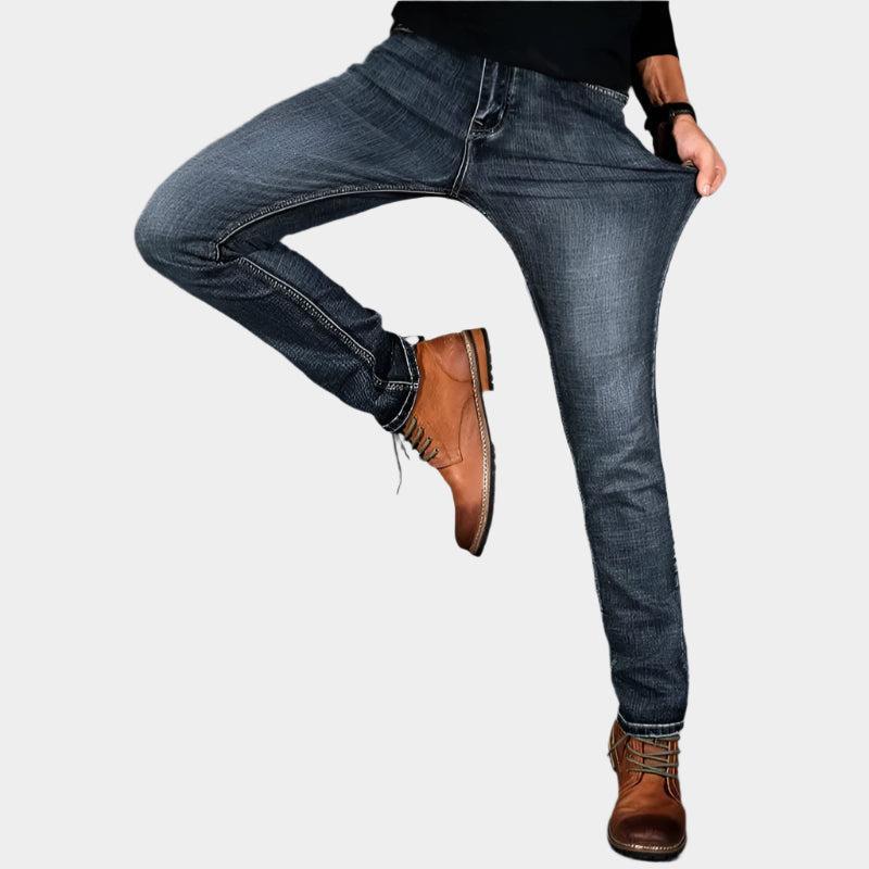 Jean en denim extensible – Coupe premium pour un style décontracté pour homme