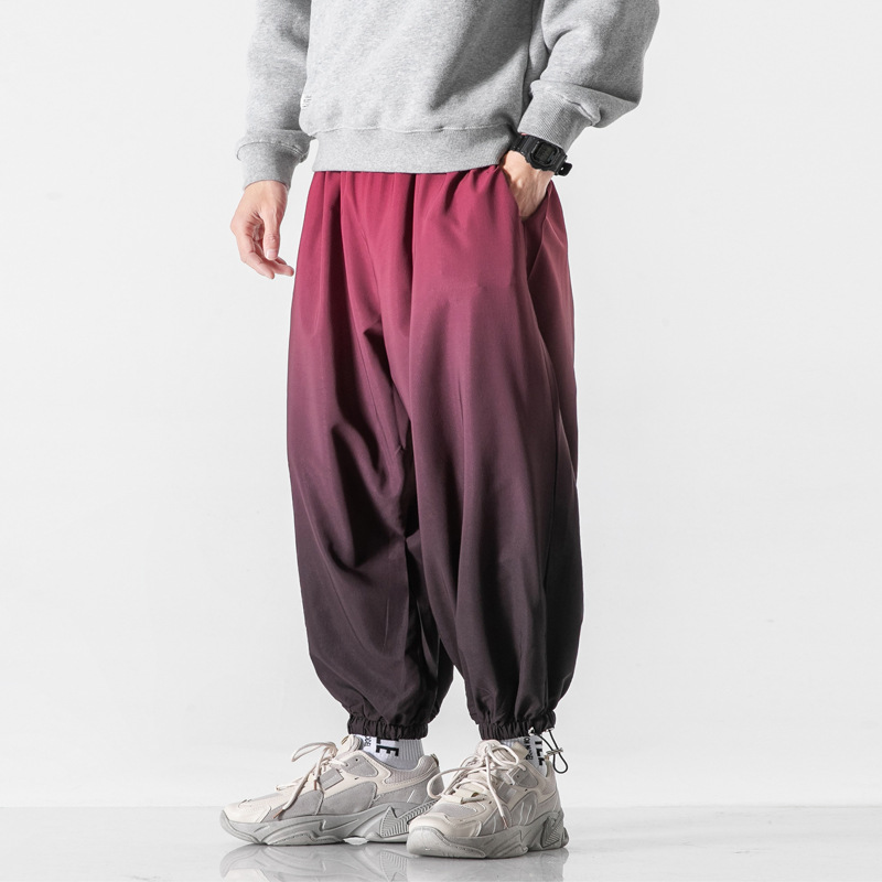 Pantalon de survêtement élégant et ombré – Pantalon de détente léger