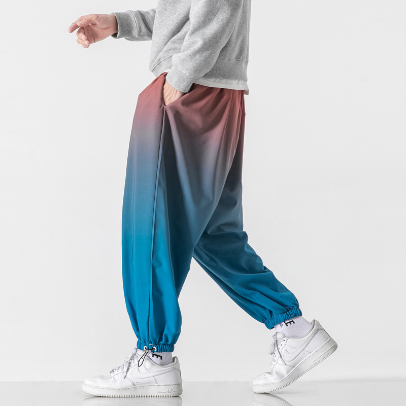 Pantalon de survêtement élégant et ombré – Pantalon de détente léger