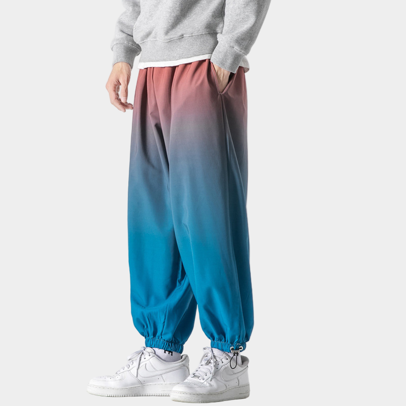 Pantalon de survêtement élégant et ombré – Pantalon de détente léger