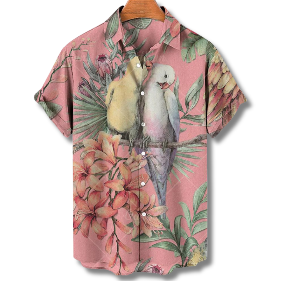 Maximus Hawaii Blouse imprimée pour hommes