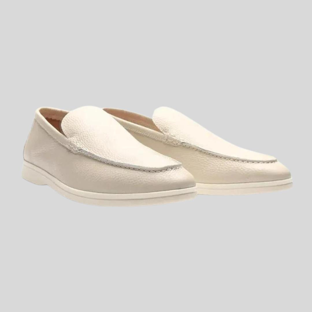 Mocassins de luxe en cuir avec semelle intérieure entièrement en cuir pour homme