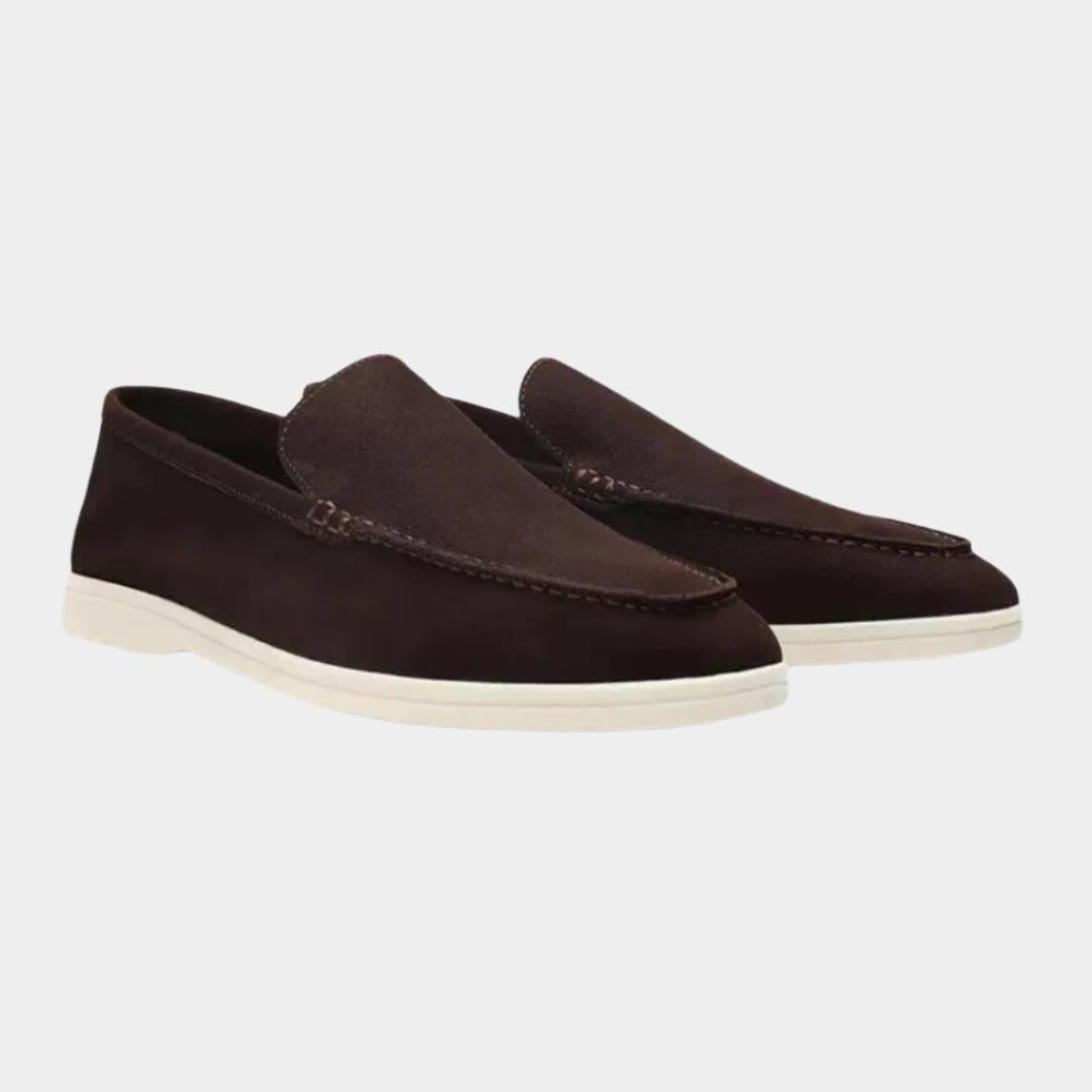 Mocassins de luxe en cuir avec semelle intérieure entièrement en cuir pour homme