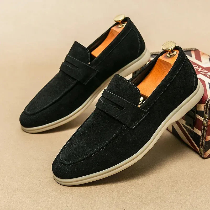 Mocassins en daim pour homme – Chaussures classiques et confortables