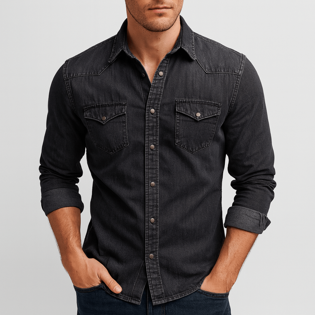 Noirski | Chemise en jean classique 2