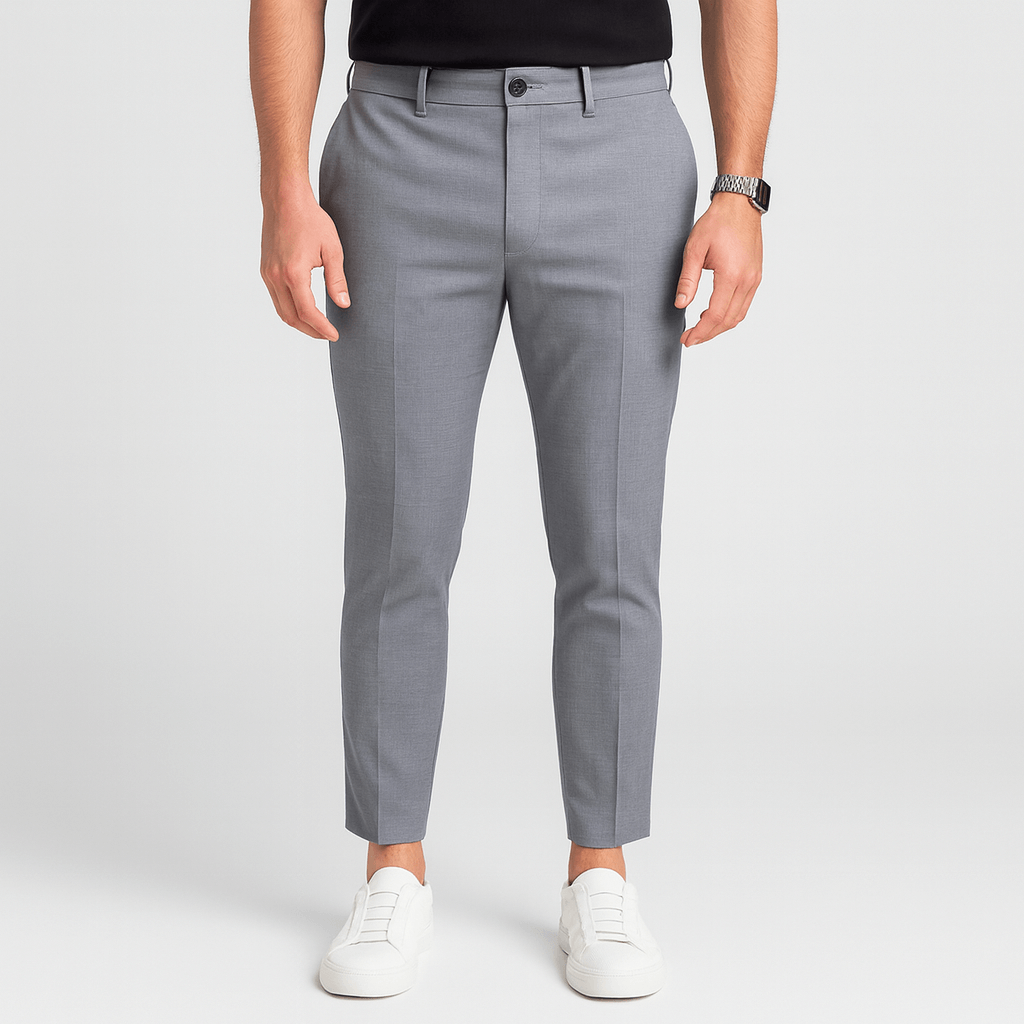 Noirski | Pantalon slim en tissu doux 0