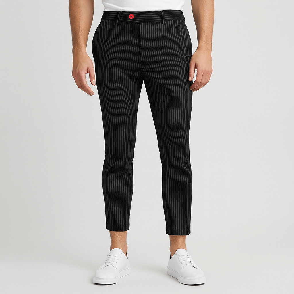 Noirski | Pantalon slim en tissu doux 2