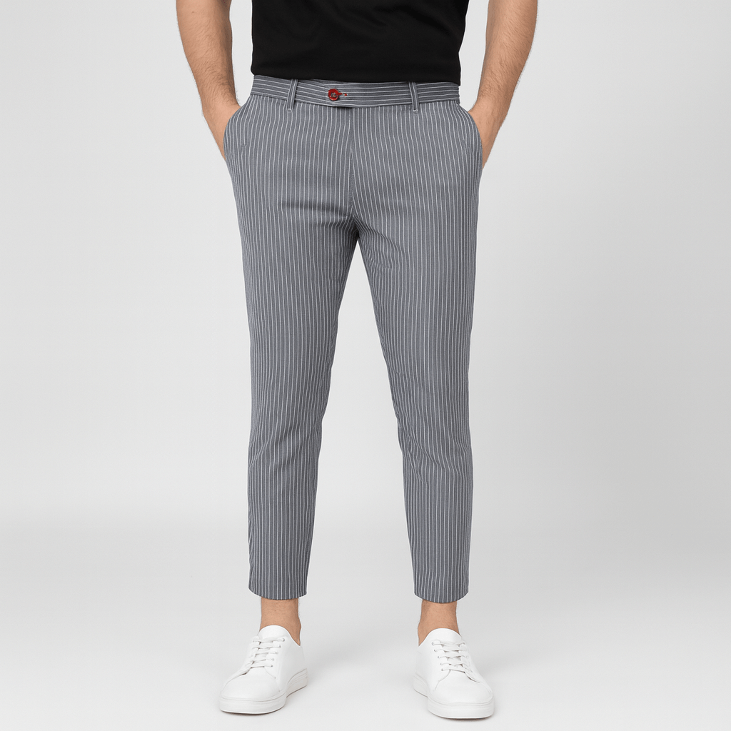 Noirski | Pantalon slim en tissu doux 4