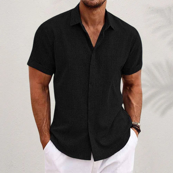 Chemise à Drapeau Classique – Élégance Patriote pour Homme