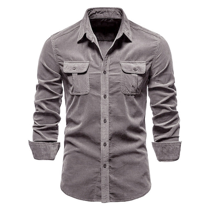 Octave - Chemise en velours côtelé pour homme, alliant confort et style