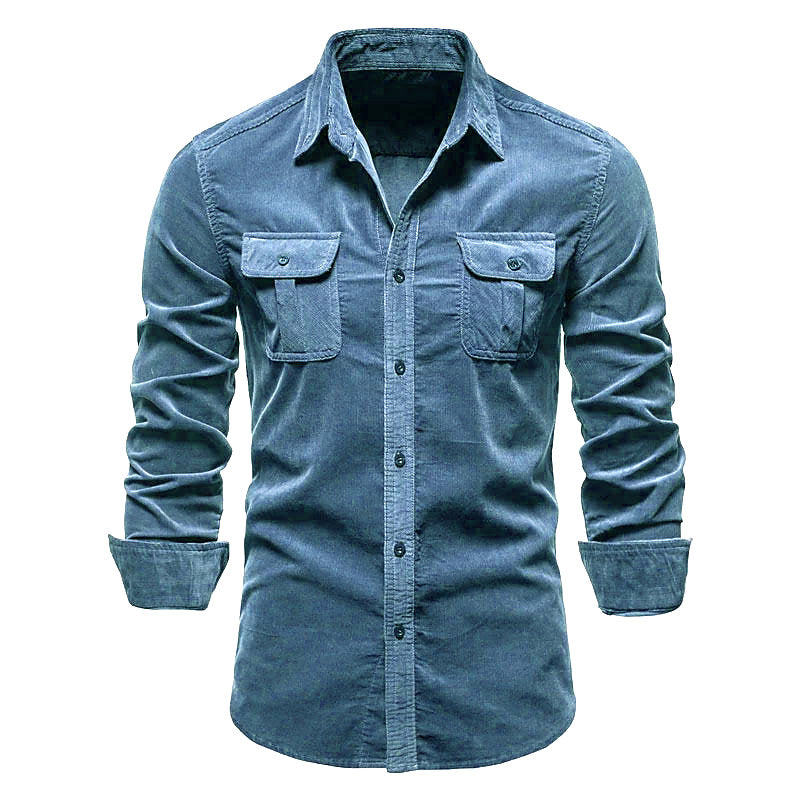 Octave - Chemise en velours côtelé pour homme, alliant confort et style