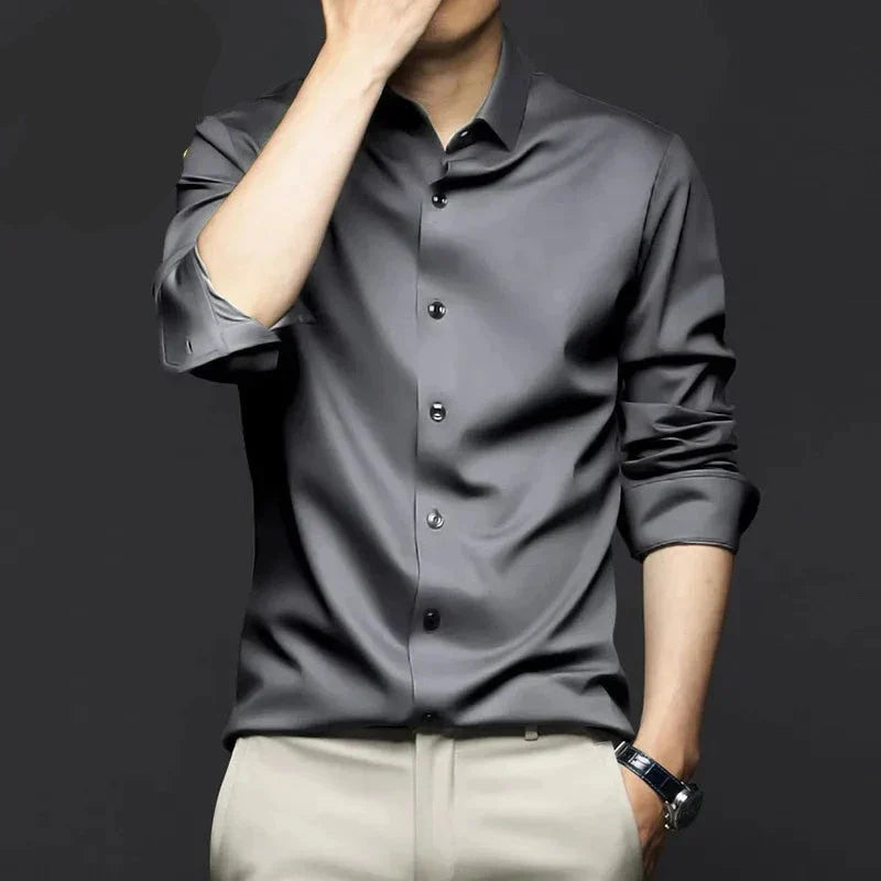 Odilon - Chemise en soie élégante pour un style professionnel
