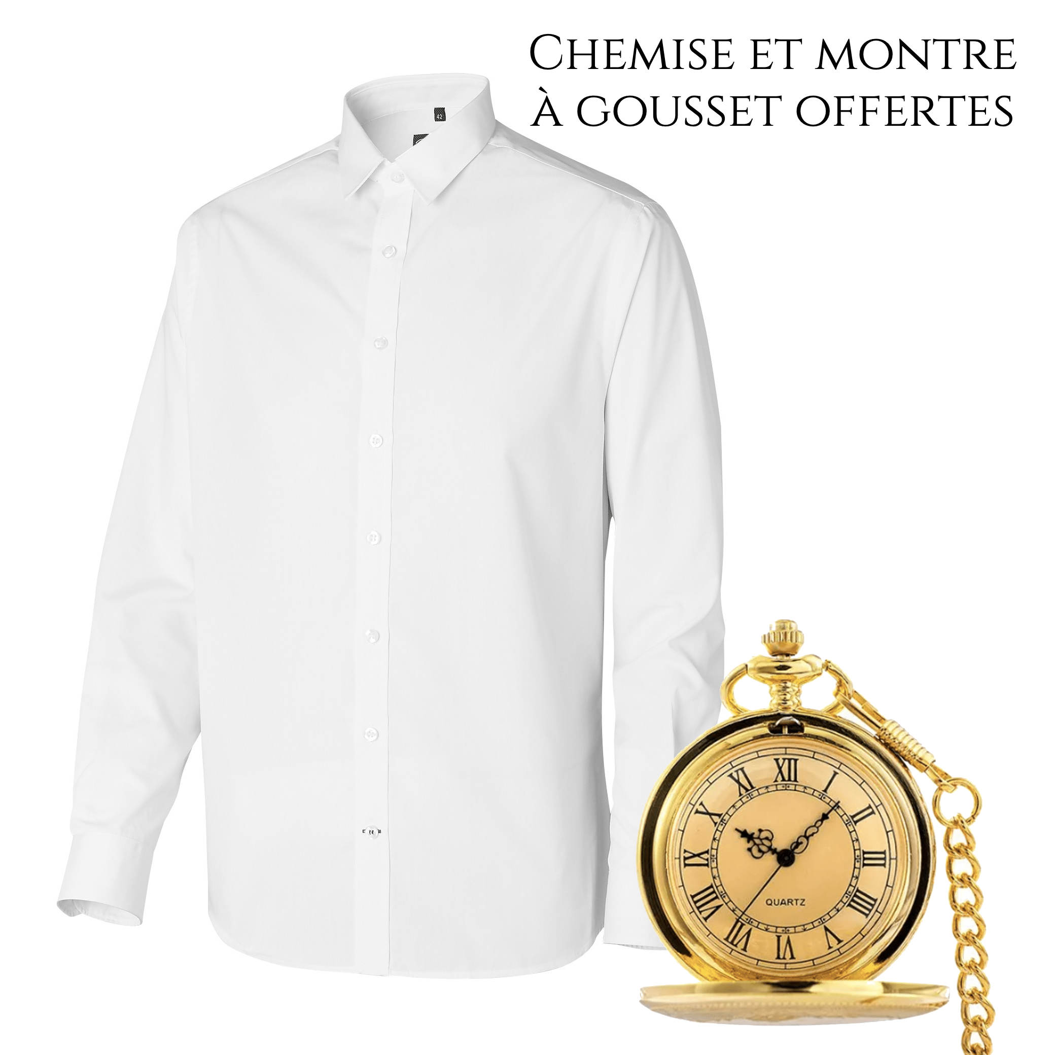 Costume 3 pièces avec gilet – Ensemble habillé en laine mélangée pour homme