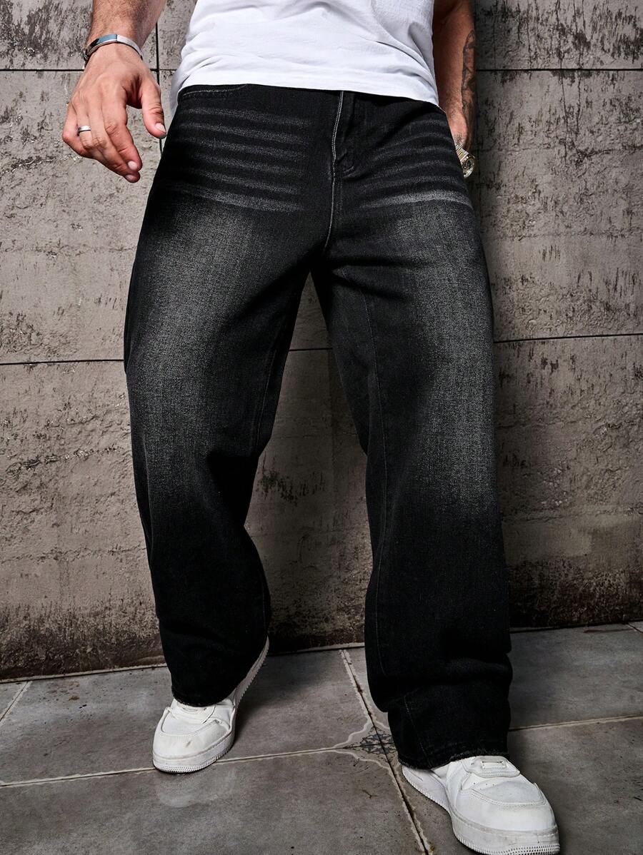 Pantalon ample à jambes larges pour homme – Coupe streetwear ample