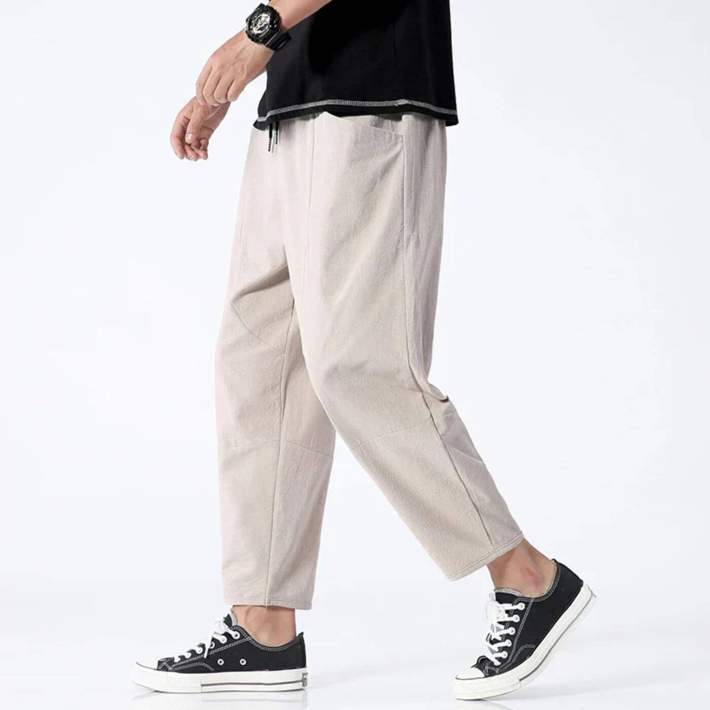 Pantalon d'été fuselé léger pour homme – Coupe décontractée