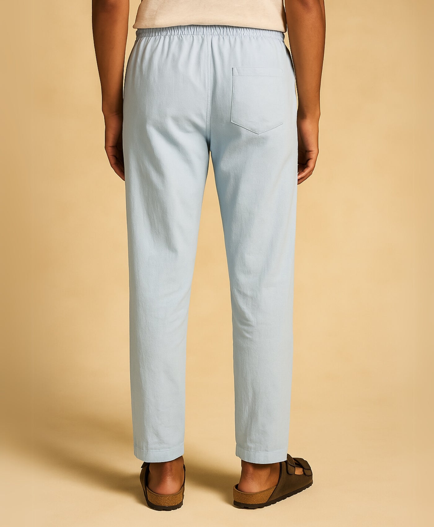 Pantalon en Lin à Cordon pour Homme – Léger et Confort d'Été