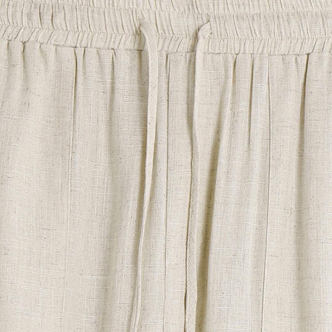 Pantalon en lin coupe décontractée – Pantalon d'été léger pour homme