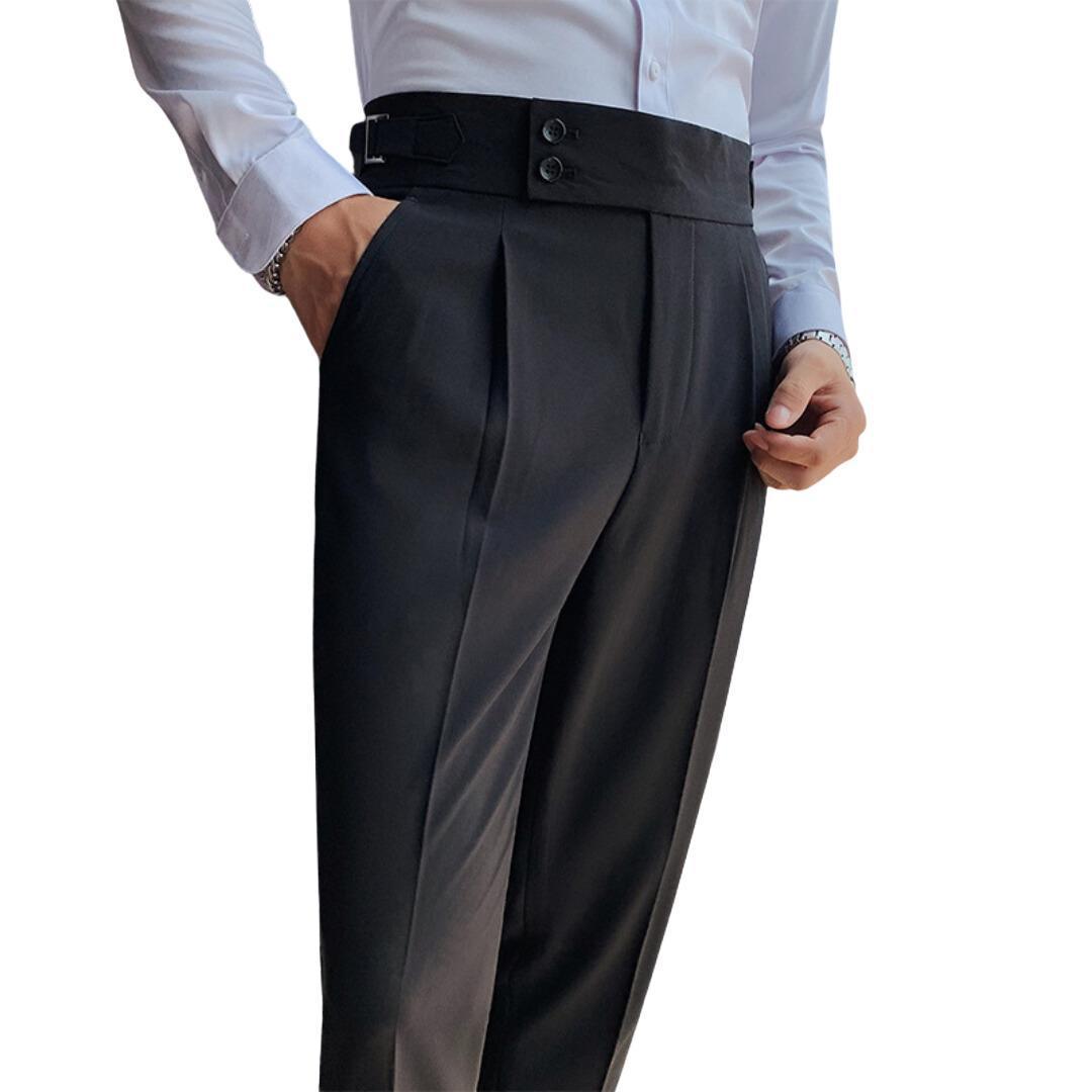 Pantalon slim fit pour homme – Style business décontracté moderne