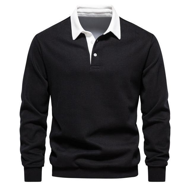 Polo Pull-over – Élégant Pull à Col Classique pour Homme
