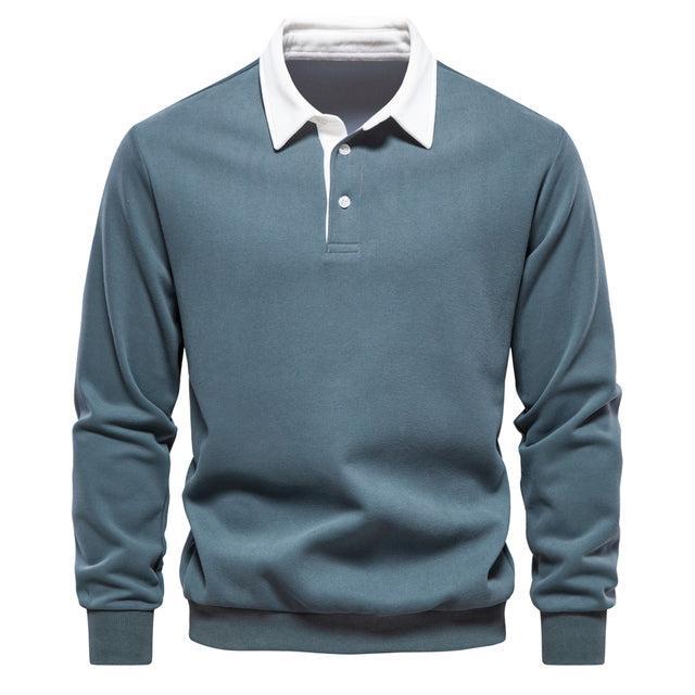 Polo Pull-over – Élégant Pull à Col Classique pour Homme