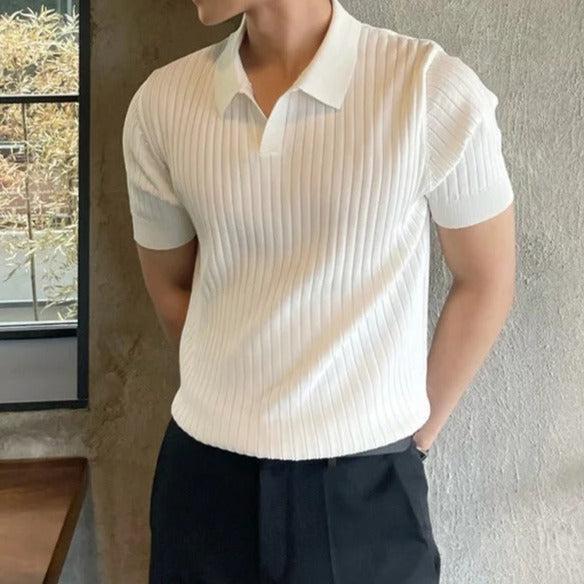 Polo Slim Fit – Élégance Style Old Money pour Homme