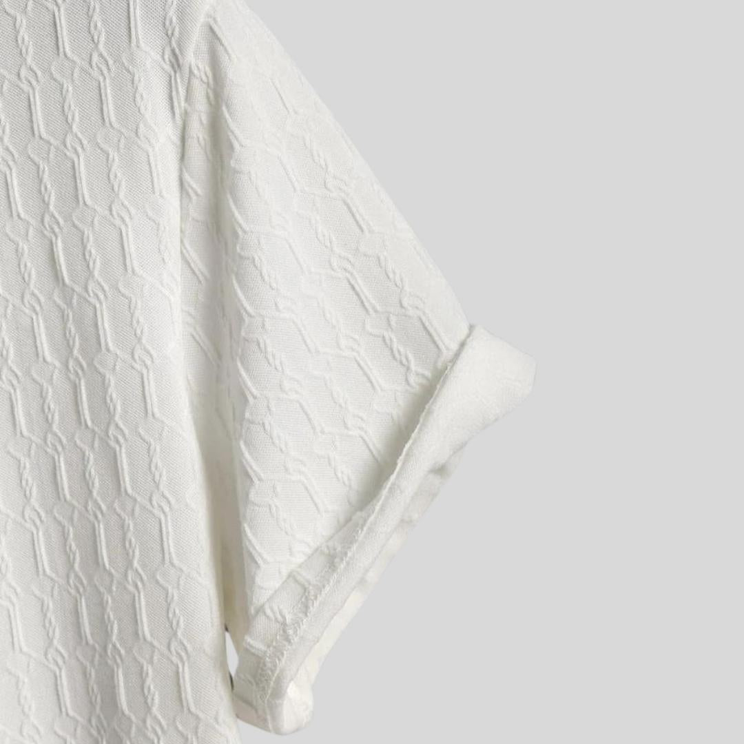 Polo blanc classique – Confort intemporel pour homme