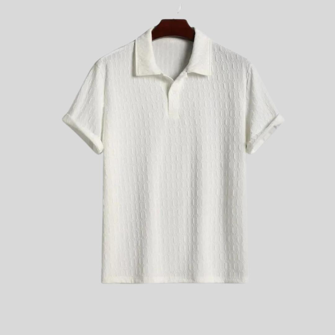 Polo blanc classique – Confort intemporel pour homme