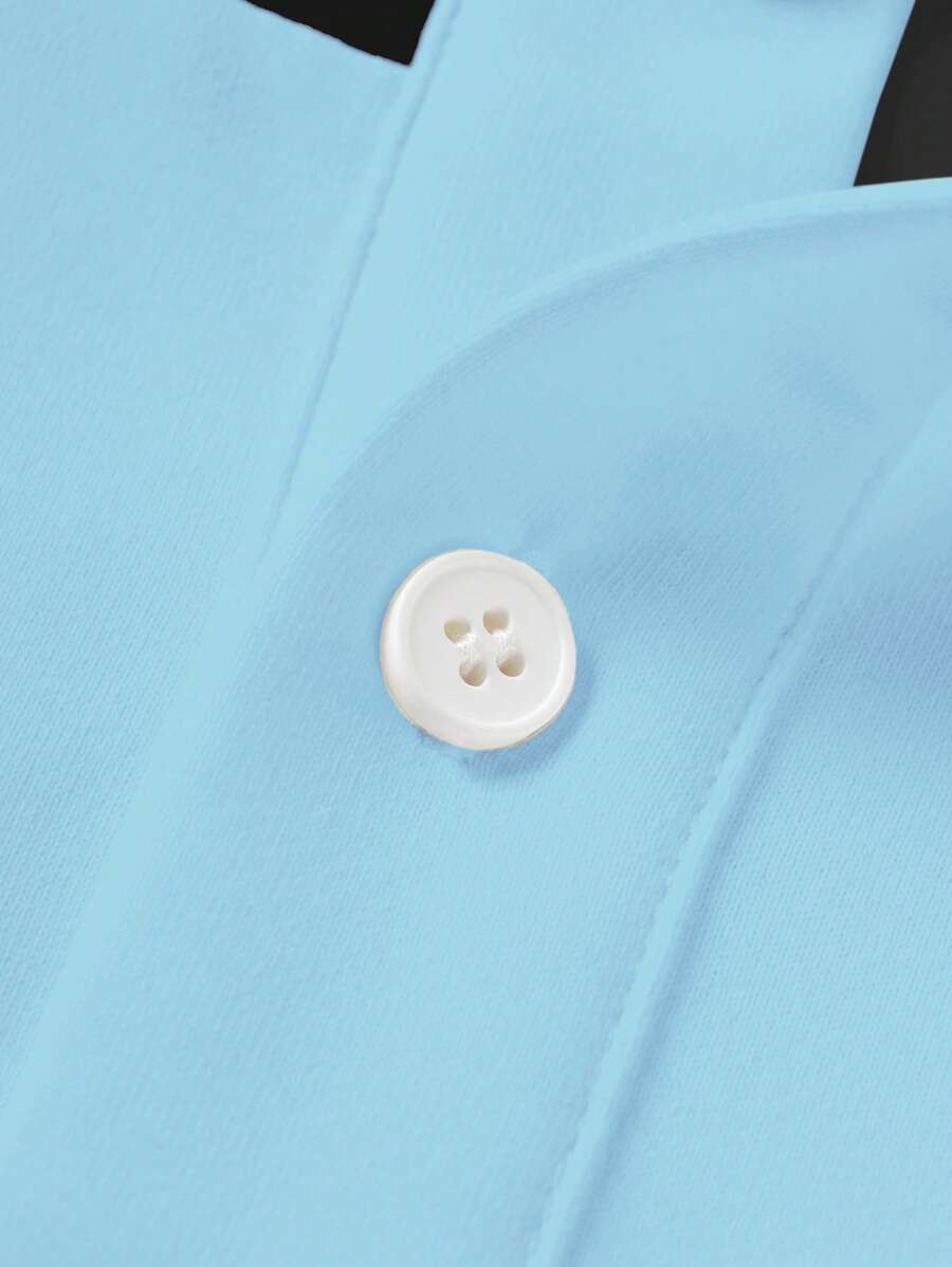 Polo décontracté à manches courtes et imprimé rayé pour homme