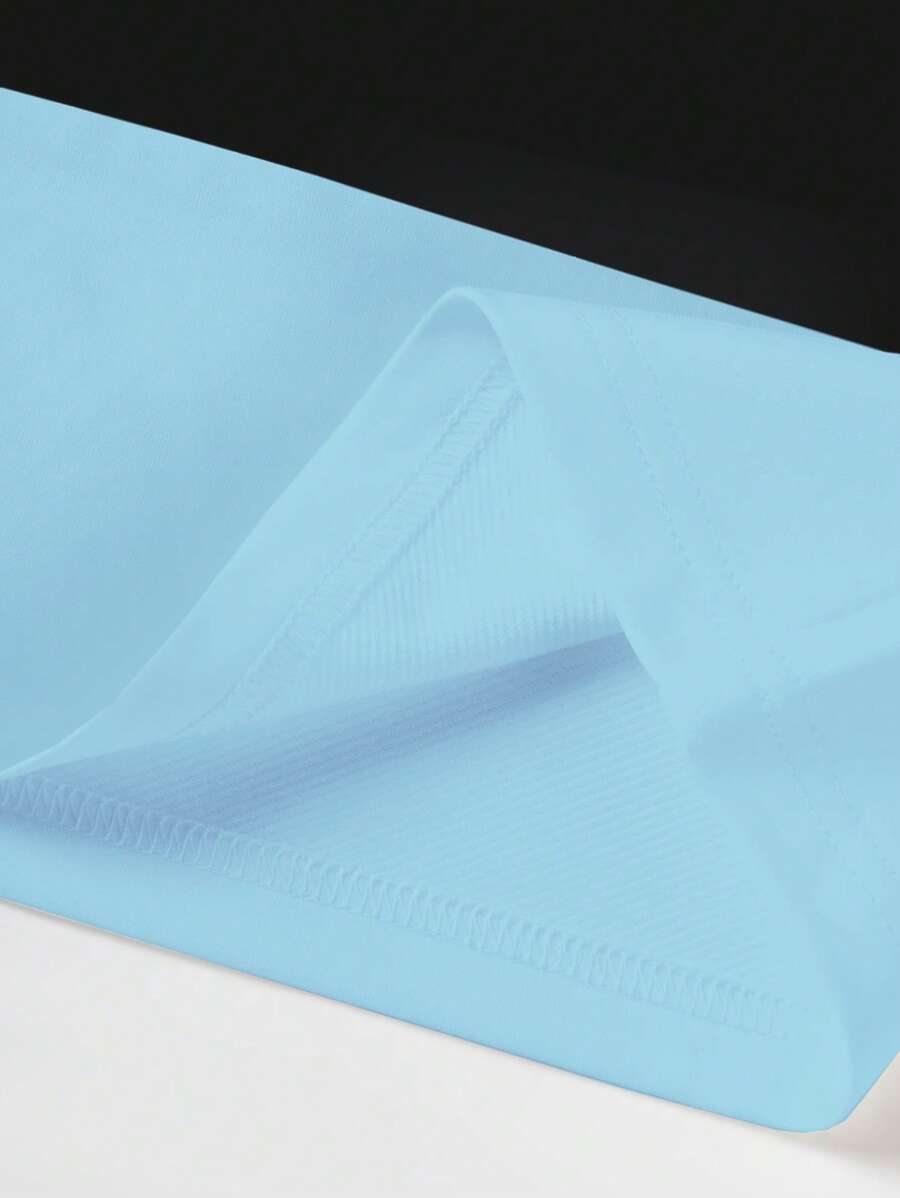 Polo décontracté à manches courtes et imprimé rayé pour homme