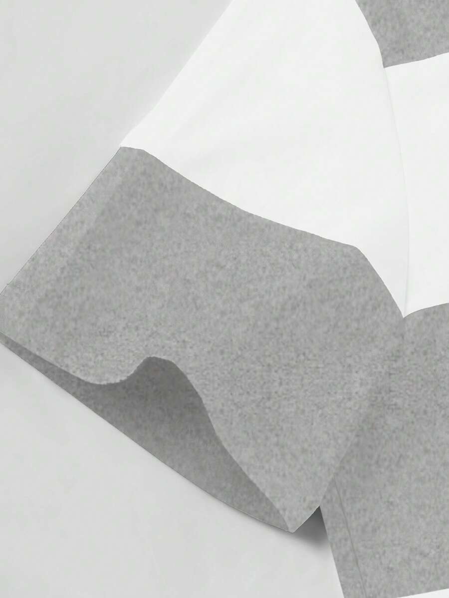 Polo décontracté à manches courtes et imprimé rayé pour homme