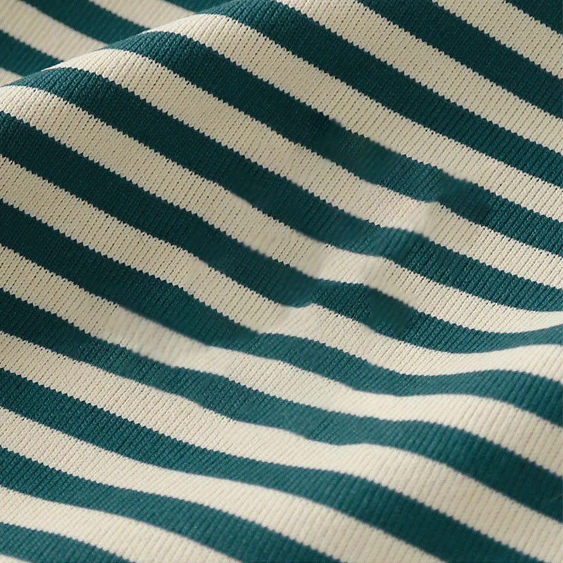 Polo décontracté à revers rayé – Léger et respirant pour homme, idéal pour l'été