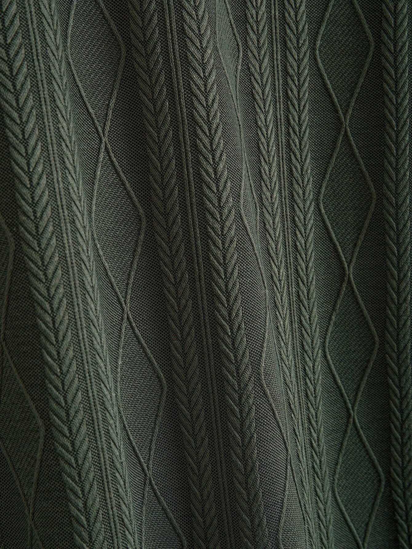 Polo en jacquard géométrique tricoté – Vêtements d'été décontractés pour hommes