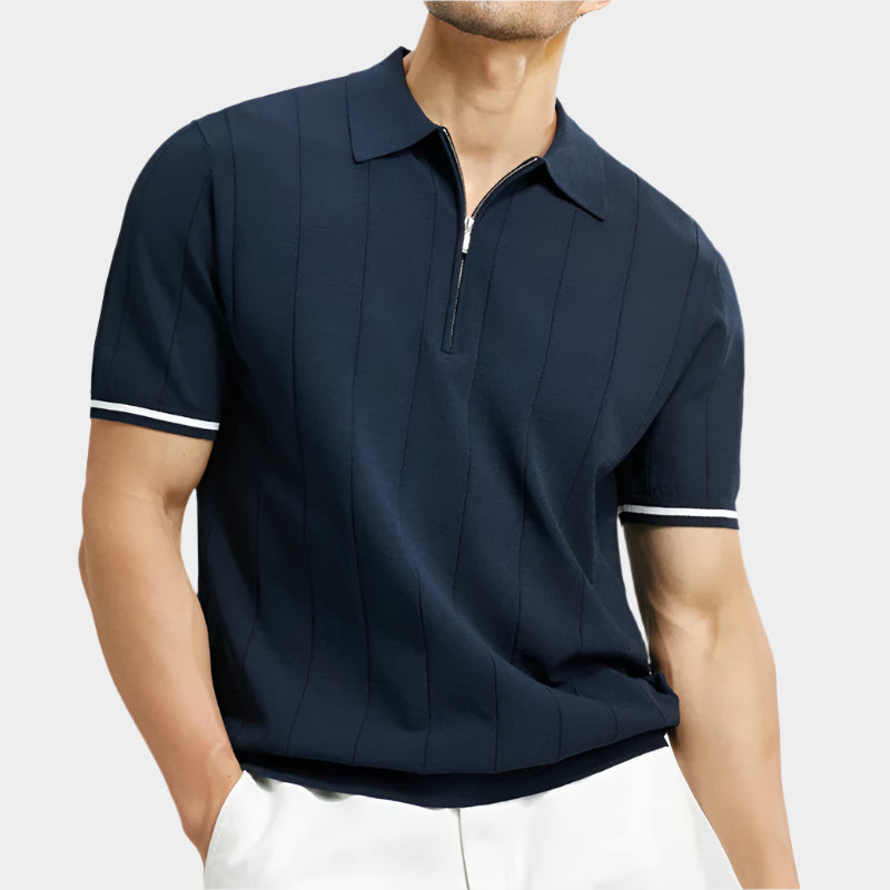 Polo en maille premium – Style business respirant pour homme