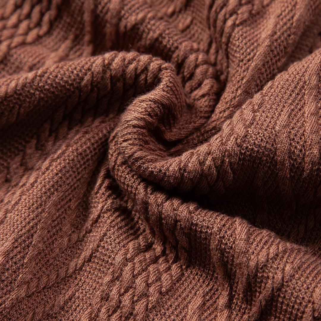 Polo jacquard géométrique – Mode masculine élégante et traditionnelle