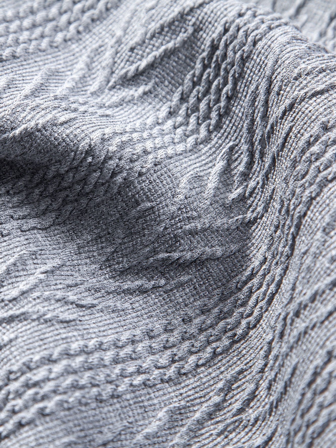 Polo jacquard géométrique tricoté – Chemise décontractée pour homme