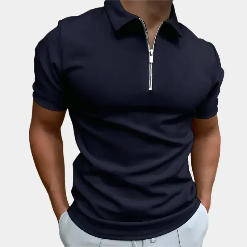 Polo zippé pour homme – Style streetwear décontracté et élégant