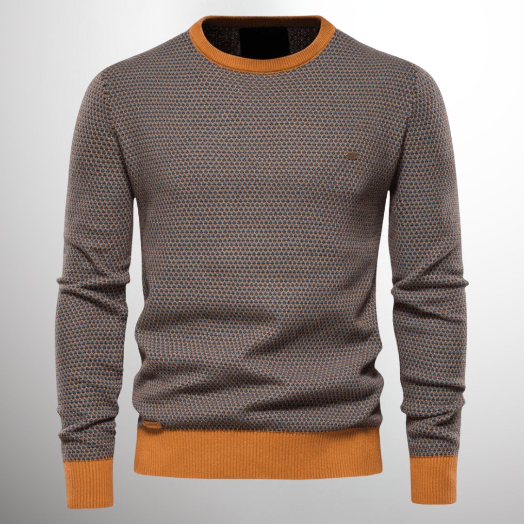 Pull col rond élégant – Tricot chaud et stylé pour homme