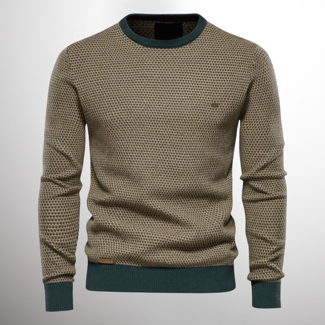 Pull col rond élégant – Tricot chaud et stylé pour homme
