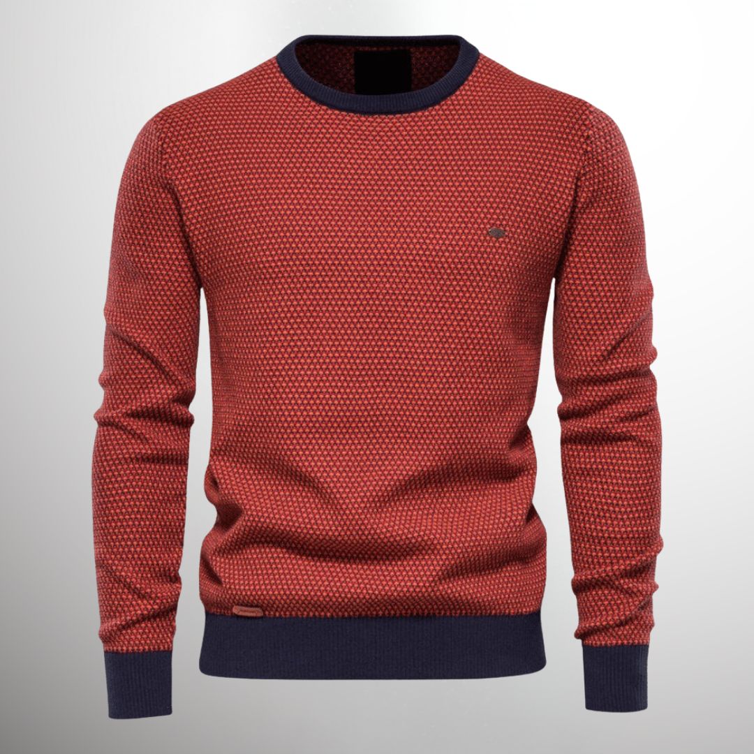 Pull col rond élégant – Tricot chaud et stylé pour homme