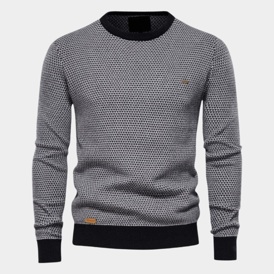 Pull col rond élégant – Tricot chaud et stylé pour homme