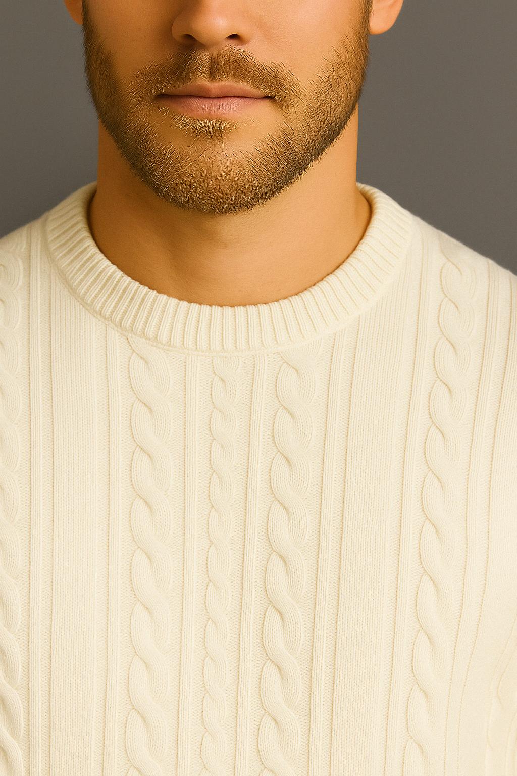 Pull polo slim en pure laine mérinos – Tricot polyvalent pour homme