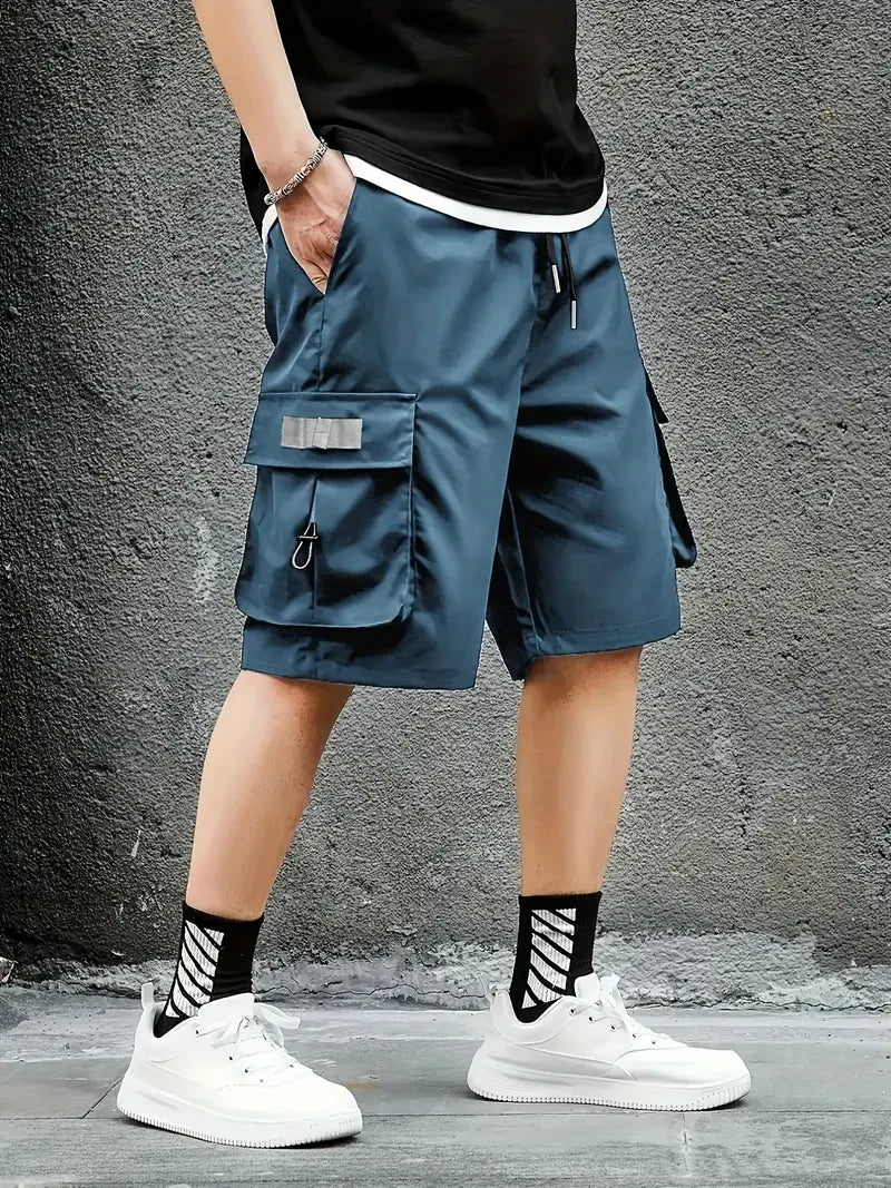 Short cargo d'extérieur à séchage rapide avec grandes poches – Voyage pour homme