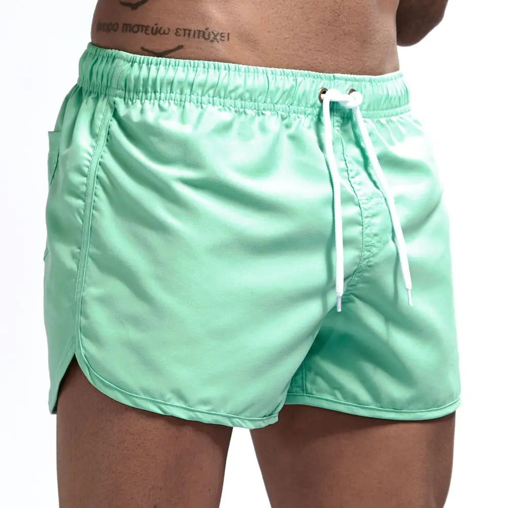 Shorts courts de bain confortables pour hommes style plage élégant