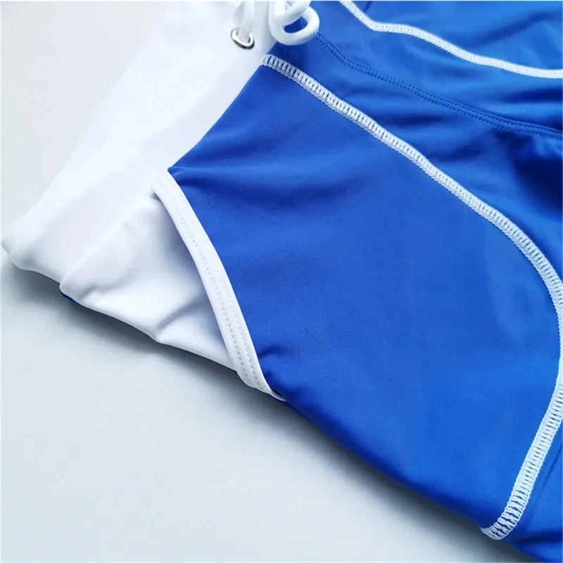 Shorts courts de bain sportif extensible pour homme, idéal pour la plage