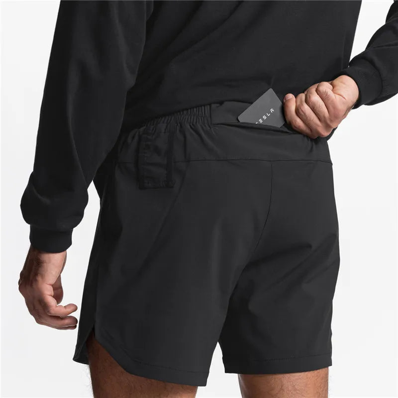 Short de sport à séchage rapide pour homme - Fitness et course à pied