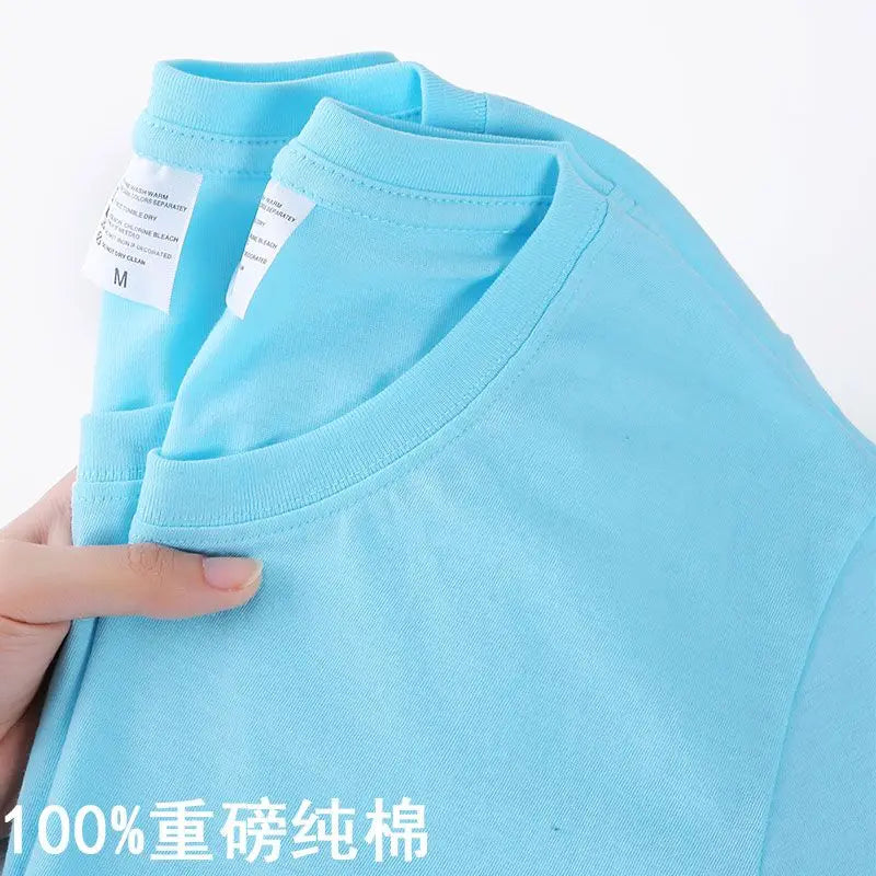 Chemise à col rond ample coton style coréen décontracté été pour hommes